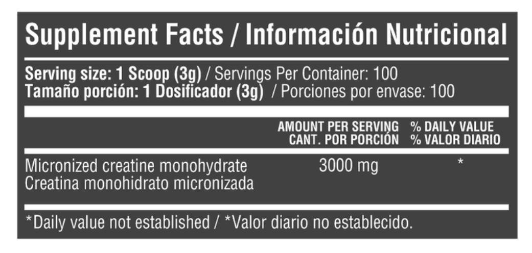 Creatina Healthy Sports 100 Servicios ®